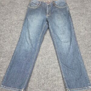 Indigo Palms Mens Original Fit Straight Leg Jeans Medium Wash 34x32